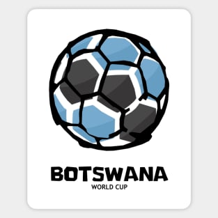 Botswana Football Country Flag Magnet